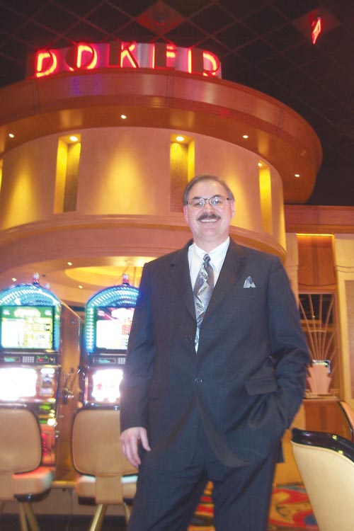 Hollywood Casino Toledo Poker Room Manager Ken Lambert, Jr. will host Hollywood Poker Open in May. Toledo Free Press photo by Dave Willinger.