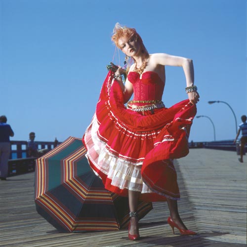 Cyndi Lauper circa 1983, as ‘She’s So Unusual’ began its rise on the pop charts. Photo by Annie Leibovitz / courtesy SONY Legacy