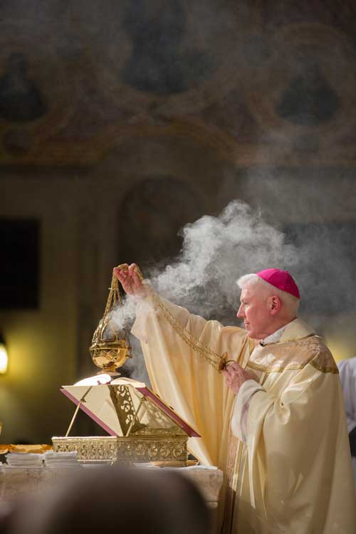 Daniel E. Thomas was installed as bishop of Toledo during an Oct. 22 ceremony at Rosary Cathedral. Photo by Stephanie Schweller / courtesy Catholic Chronicle