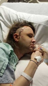 Candice Milligan in the hospital after hospital after her Nov 3 attack. Photo courtesy family of Candice Milligan