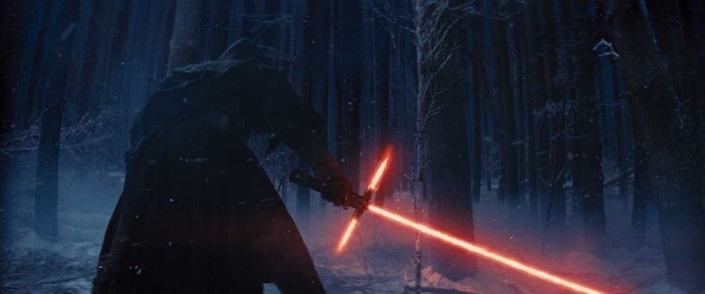 A menacing figure seen in the new Star Wars: The Force Awakens teaser trailer.